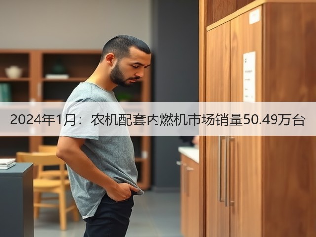 2024年1月:农机配套内燃机市场销量50.49万台(图2) 2024年1月:农机配套内燃机市场销量50.49万台(图2)