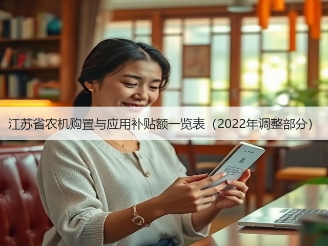 江苏省农机购置与应用补贴额一览表(2022年调整部分)(图3) 江苏省农机购置与应用补贴额一览表(2022年调整部分)(图3)