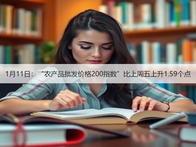1月11日:“农产品批发价格200指数”比上周五上升1.59个点(图2) 1月11日:“农产品批发价格200指数”比上周五上升1.59个点(图2)