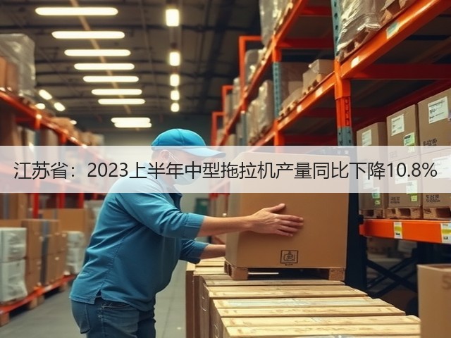 江苏省:2023上半年中型拖拉机产量同比下降10.8%(图2) 江苏省:2023上半年中型拖拉机产量同比下降10.8%(图2)