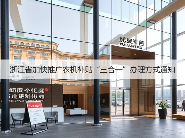 浙江省加快推广农机补贴“三合一”办理方式通知(图3) 浙江省加快推广农机补贴“三合一”办理方式通知(图3)