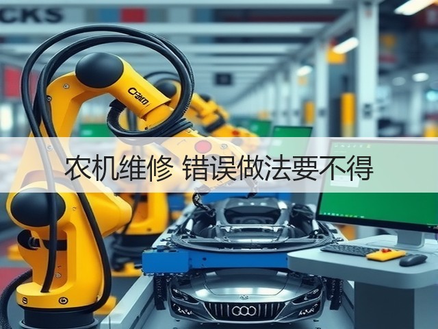 农机维修 错误做法要不得(图3) 农机维修 错误做法要不得(图3)