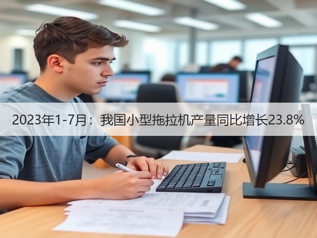 2023年1-7月：我国小型拖拉机产量同比增长23.8%(图1)