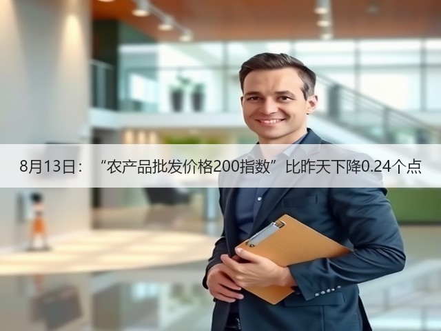8月13日:“农产品批发价格200指数”比昨天下降0.24个点(图1) 8月13日:“农产品批发价格200指数”比昨天下降0.24个点(图1)