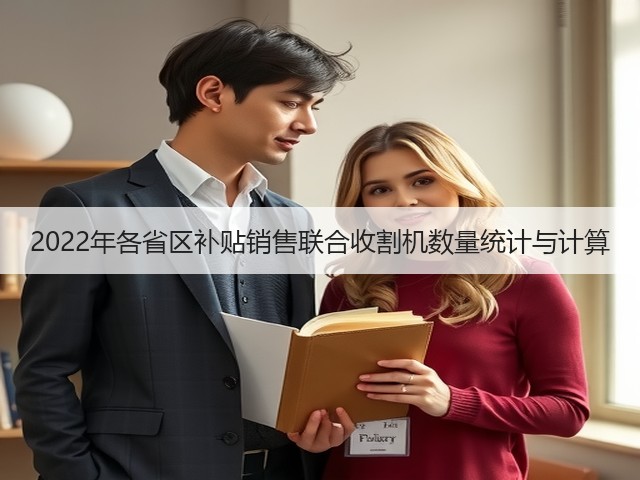 2022年各省区补贴销售联合收割机数量统计与计算(图3)