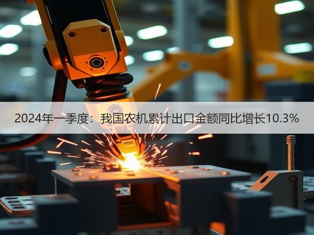 2024年一季度：我国农机累计出口金额同比增长10.3%(图2)