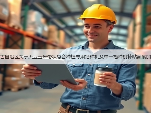 内蒙古自治区关于大豆玉米带状复合种植专用播种机及单一播种机补贴额度的公示(图1) 内蒙古自治区关于大豆玉米带状复合种植专用播种机及单一播种机补贴额度的公示(图1)