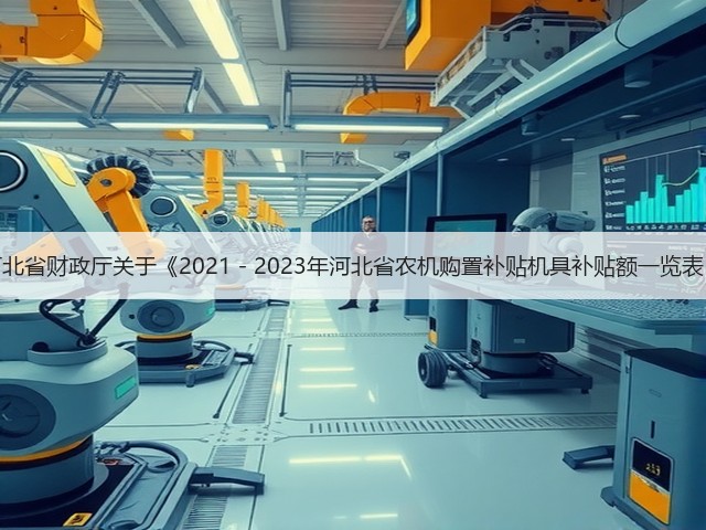 河北省农业农村厅河北省财政厅关于《2021-2023年河北省农机购置补贴机具补贴额一览表(第三批)》的公告(图3) 河北省农业农村厅河北省财政厅关于《2021-2023年河北省农机购置补贴机具补贴额一览表(第三批)》的公告(图3)