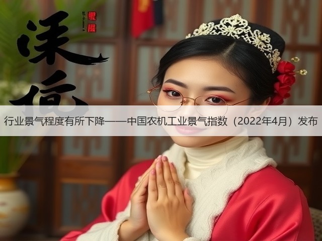 行业景气程度有所下降——中国农机工业景气指数（2022年4月）发布(图3)