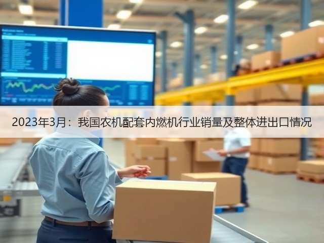 2023年3月：我国农机配套内燃机行业销量及整体进出口情况(图1)