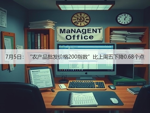 7月5日:“农产品批发价格200指数”比上周五下降0.68个点(图1) 7月5日:“农产品批发价格200指数”比上周五下降0.68个点(图1)