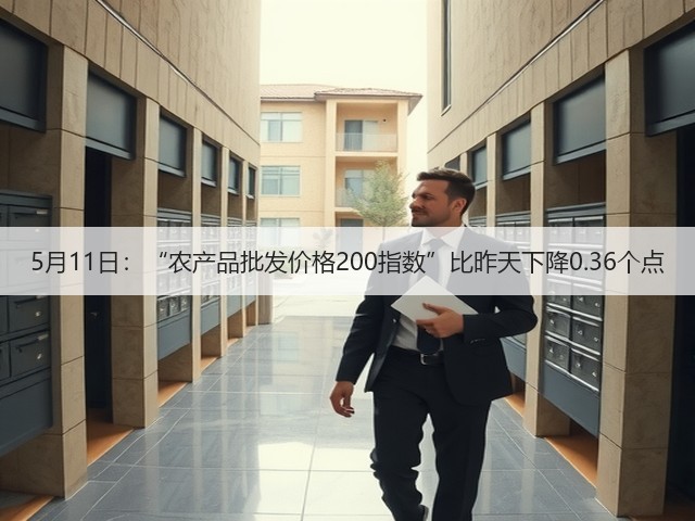 5月11日:“农产品批发价格200指数”比昨天下降0.36个点(图1) 5月11日:“农产品批发价格200指数”比昨天下降0.36个点(图1)