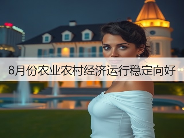 8月份农业农村经济运行稳定向好(图2)