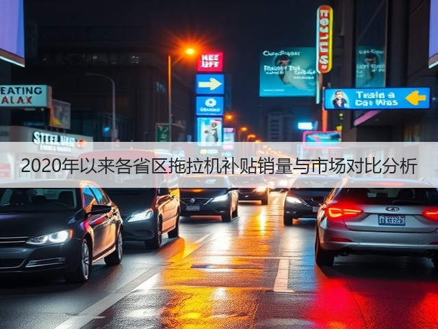 2020年以来各省区拖拉机补贴销量与市场对比分析(图1)