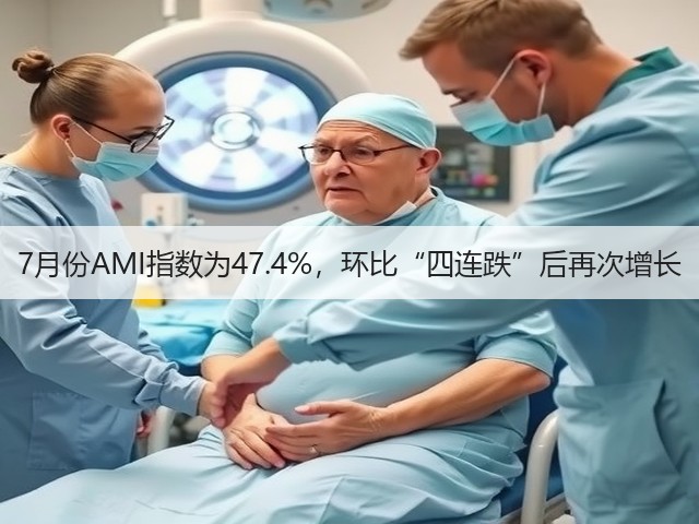 7月份AMI指数为47.4%，环比“四连跌”后再次增长(图2)
