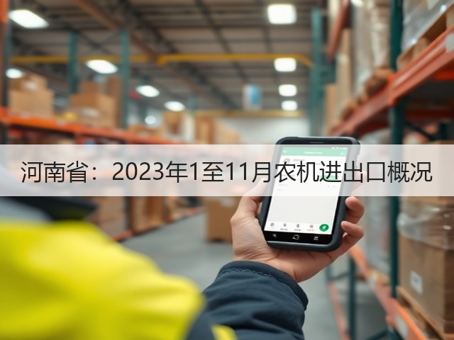 河南省：2023年1至11月农机进出口概况(图3)