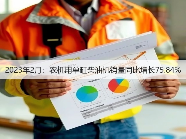 2023年2月:农机用单缸柴油机销量同比增长75.84%(图1) 2023年2月:农机用单缸柴油机销量同比增长75.84%(图1)
