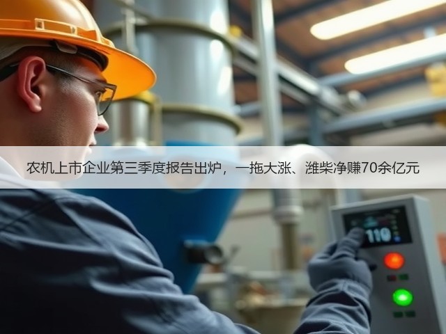 农机上市企业第三季度报告出炉,一拖大涨、潍柴净赚70余亿元(图3) 农机上市企业第三季度报告出炉,一拖大涨、潍柴净赚70余亿元(图3)