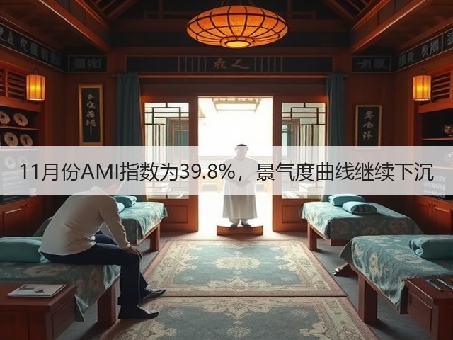 11月份AMI指数为39.8%,景气度曲线继续下沉(图1) 11月份AMI指数为39.8%,景气度曲线继续下沉(图1)
