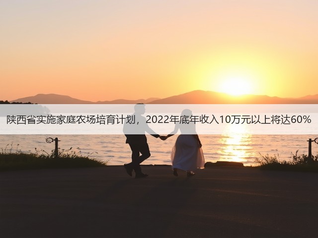 陕西省实施家庭农场培育计划,2022年底年收入10万元以上将达60%(图1) 陕西省实施家庭农场培育计划,2022年底年收入10万元以上将达60%(图1)