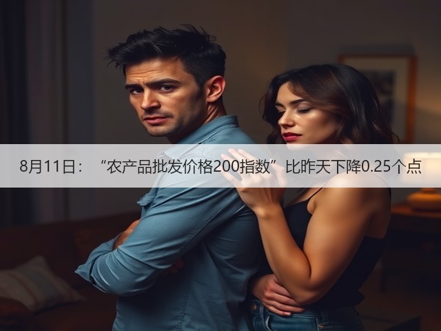 8月11日:“农产品批发价格200指数”比昨天下降0.25个点(图3) 8月11日:“农产品批发价格200指数”比昨天下降0.25个点(图3)