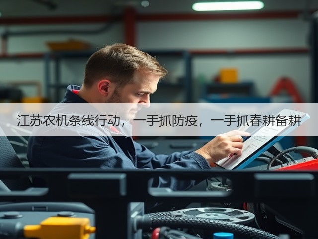 江苏农机条线行动,一手抓防疫,一手抓春耕备耕(图1) 江苏农机条线行动,一手抓防疫,一手抓春耕备耕(图1)