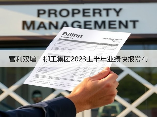 营利双增！柳工集团2023上半年业绩快报发布(图2)