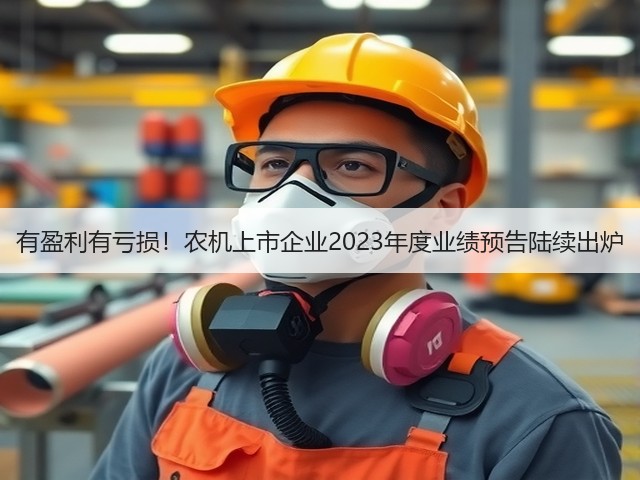 有盈利有亏损!农机上市企业2023年度业绩预告陆续出炉(图3) 有盈利有亏损!农机上市企业2023年度业绩预告陆续出炉(图3)