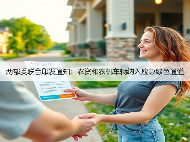两部委联合印发通知:农资和农机车辆纳入应急绿色通道(图3) 两部委联合印发通知:农资和农机车辆纳入应急绿色通道(图3)