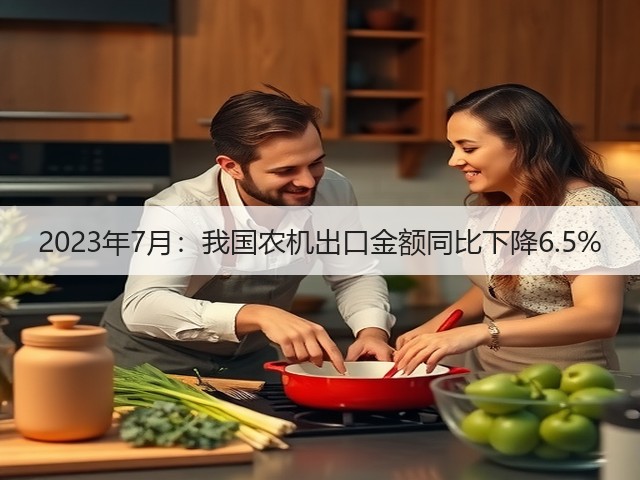 2023年7月：我国农机出口金额同比下降6.5%(图1)