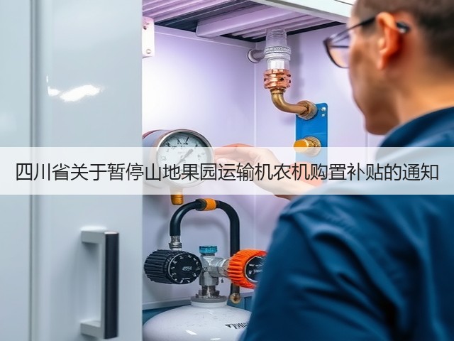 四川省关于暂停山地果园运输机农机购置补贴的通知(图2) 四川省关于暂停山地果园运输机农机购置补贴的通知(图2)