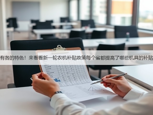 各有各的特色!来看看新一轮农机补贴政策每个省都提高了哪些机具的补贴额(图2) 各有各的特色!来看看新一轮农机补贴政策每个省都提高了哪些机具的补贴额(图2)