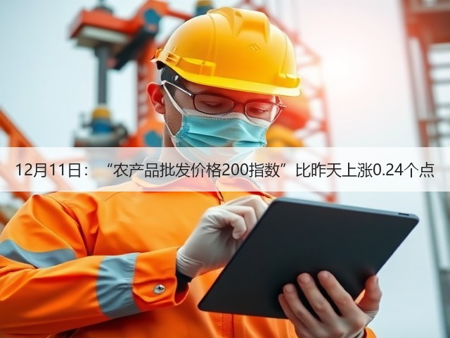 12月11日:“农产品批发价格200指数”比昨天上涨0.24个点(图1) 12月11日:“农产品批发价格200指数”比昨天上涨0.24个点(图1)
