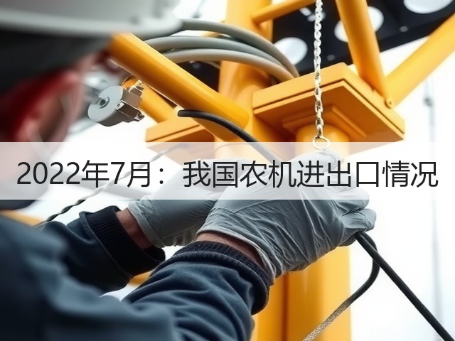 2022年7月:我国农机进出口情况(图3) 2022年7月:我国农机进出口情况(图3)