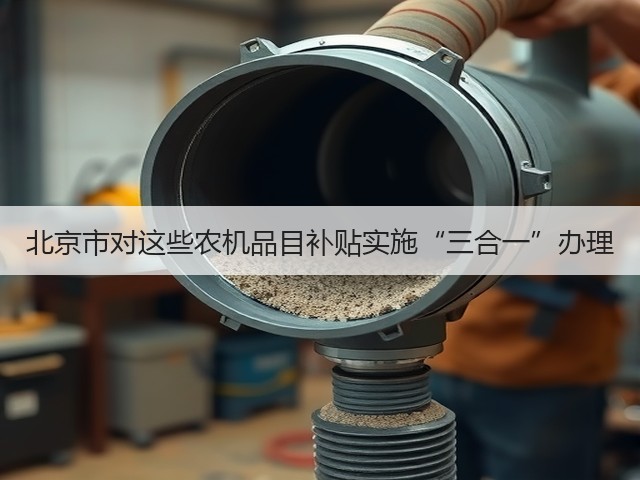 北京市对这些农机品目补贴实施“三合一”办理(图2)