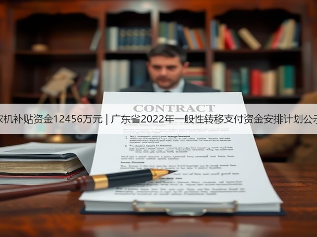 农机补贴资金12456万元 | 广东省2022年一般性转移支付资金安排计划公示(图3) 农机补贴资金12456万元 | 广东省2022年一般性转移支付资金安排计划公示(图3)