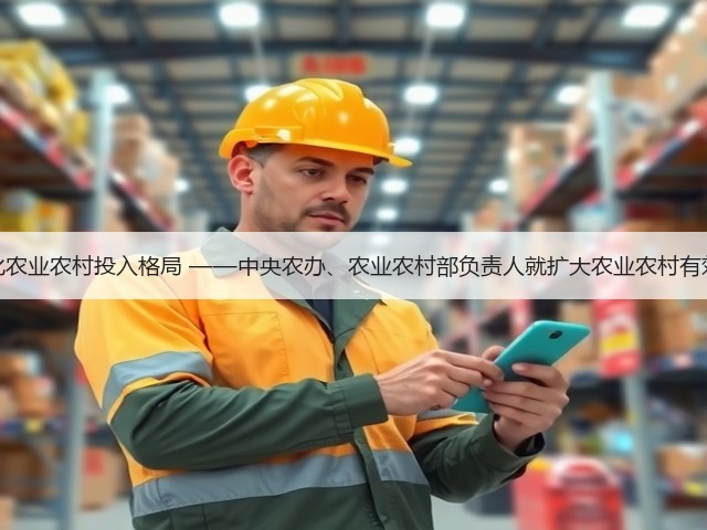 努力构建多元化农业农村投入格局 ——中央农办、农业农村部负责人就扩大农业农村有效投资答记者问(图3) 努力构建多元化农业农村投入格局 ——中央农办、农业农村部负责人就扩大农业农村有效投资答记者问(图3)