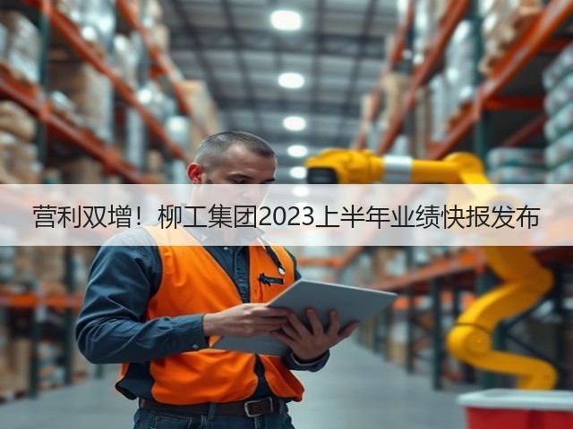 营利双增！柳工集团2023上半年业绩快报发布(图3)