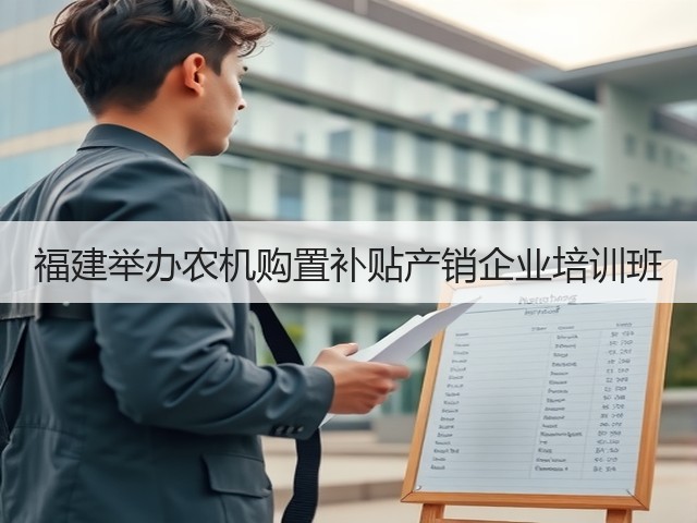 福建举办农机购置补贴产销企业培训班(图3) 福建举办农机购置补贴产销企业培训班(图3)