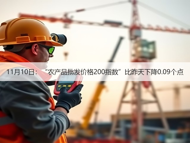 11月10日:“农产品批发价格200指数”比昨天下降0.09个点(图2) 11月10日:“农产品批发价格200指数”比昨天下降0.09个点(图2)