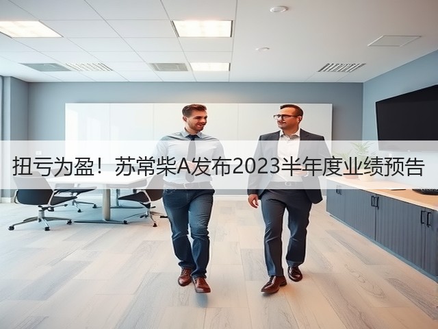 扭亏为盈！苏常柴A发布2023半年度业绩预告(图3)