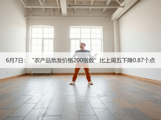 6月7日:“农产品批发价格200指数”比上周五下降0.87个点(图1) 6月7日:“农产品批发价格200指数”比上周五下降0.87个点(图1)