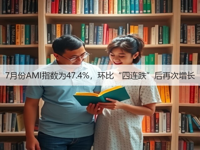 7月份AMI指数为47.4%，环比“四连跌”后再次增长(图1)