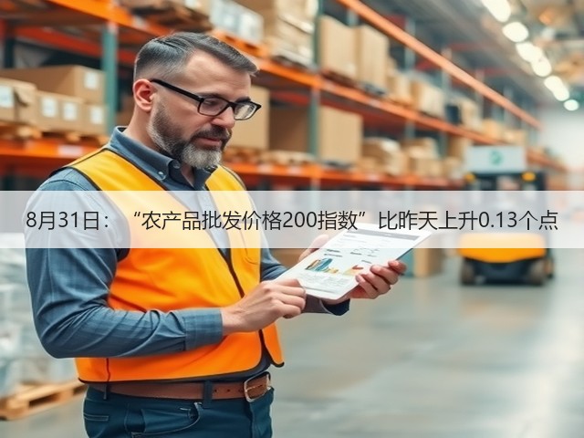 8月31日:“农产品批发价格200指数”比昨天上升0.13个点(图1) 8月31日:“农产品批发价格200指数”比昨天上升0.13个点(图1)