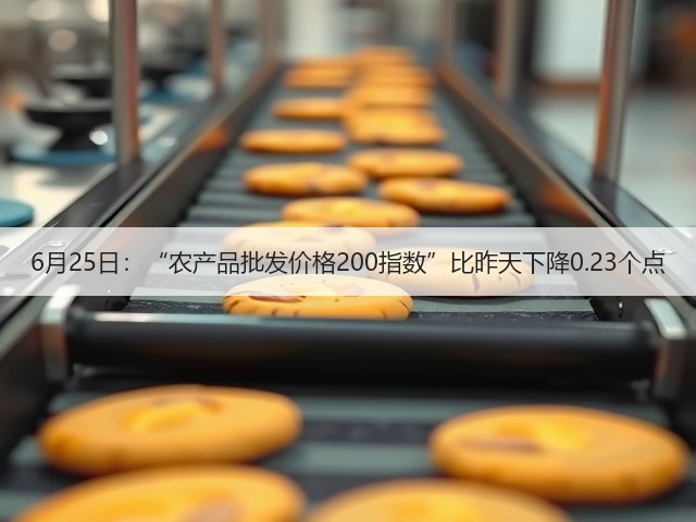 6月25日：“农产品批发价格200指数”比昨天下降0.23个点(图2)