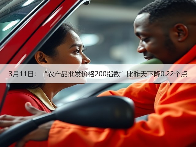 3月11日:“农产品批发价格200指数”比昨天下降0.22个点(图2) 3月11日:“农产品批发价格200指数”比昨天下降0.22个点(图2)