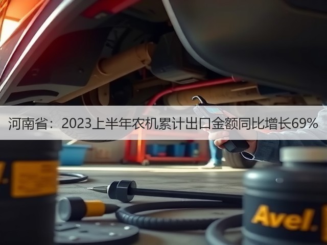河南省：2023上半年农机累计出口金额同比增长69%(图3)