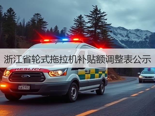 浙江省轮式拖拉机补贴额调整表公示(图2) 浙江省轮式拖拉机补贴额调整表公示(图2)