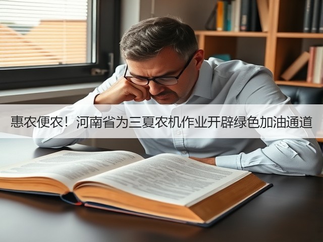 惠农便农!河南省为三夏农机作业开辟绿色加油通道(图2) 惠农便农!河南省为三夏农机作业开辟绿色加油通道(图2)