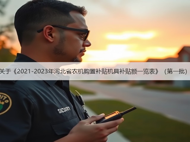 河北省关于《2021-2023年河北省农机购置补贴机具补贴额一览表》(第一批)的公示(图3) 河北省关于《2021-2023年河北省农机购置补贴机具补贴额一览表》(第一批)的公示(图3)